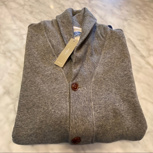 NWT J. Crew Cardigan Sweatshirt - Picture 1 of 4